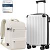 COOLIFE Ryanair Valigia Cabina 55x35x20 e EasyJet Bagaglio a mano 40x30x20