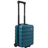 Cabin Max Anodo 24L TwinWheel 40x30x20cm Wizz Air Easyjet Valigia Trolley Cabina Sottosella (Mare infinito, 40 x 30 x 20 2 Ruote)