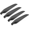 SPARKHOBBY 4 pezzi HY modello elettrico aliante volante pieghevole paddle Dia 7-11 pollici nero elica pieghevole per parti di aeroplani RC (2 paia 9x6)