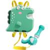 Harilla Zaino con spruzzino d'Acqua per Giocare all'aperto, con Spallacci Regolabili, per Bambini e Bambine. Serbatoio con Tubo Flessibile per Giochi, Dinosauro