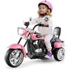 SOARS Moto Elettrica per Bambini 6V a 3 Ruote (Rosa-SuperStar)