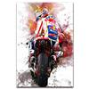 RUIYANMQ Puzzle 1000 Pezzi Motocicletta Moderna Gara Star Poster Legno Giocattoli Adulti Gioco di Decompressione Jq325Mk