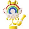 Harilla Zaino con spruzzino d'Acqua per Giocare all'aperto, con Spallacci Regolabili, per Bambini e Bambine. Serbatoio con Tubo Flessibile per Giochi, Arcobaleno