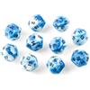 QUTHZZHY Set di dadi poliedrici D20, 10 dadi da gioco DND | MTG Gioco da tavolo Dice per Dungeons and Dragons, RPG MTG, gioco di carte e giochi di ruolo