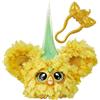 Furby Furblets Hoo-Lah Ananas Mini Friend, 45+ Suoni e musica, parla solo Furbish, peluche elettronico dai 6 anni in su, giallo e verde