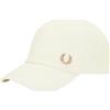 Fred Perry Cappellino con visiera Pique Classic di cotone, Unisex, colore Bianco.