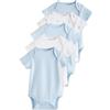 NEXT Bambini Confezione da 5 body a maniche corte con orsetto per neonati Blu Newborn