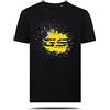 AZgraphishop T-shirt con grafica GS 40th anniversary Color Splatter Style TS-BM-051