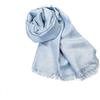 MAPIMANIA - Stola Elegante Donna Azzurra-Argento per Cerimonia e Matrimonio - Scialle Estivo in Seta 195x90 cm, Coprispalle per Abito da Sera