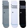 Stance Basic 3-pack Crew streetwear Unisex - Adulto (Pacco da 1)
