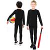 TBoonor Intimo Termico Bambini - Maglia e Pantaloni da Sci Invernali | Set funzionale caldo e traspirante per ragazzi, ideale per sci, running, sport all'aperto e attività invernali