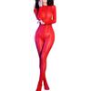 RUIBAVYA 5Den Donna Bodystocking Collant Aperti Sexy Lingerie Catsuit Donna Nylon