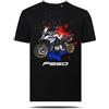 AZgraphishop T-shirt con grafica F 850 GS Motorsport Splatter Style TS-BM-075
