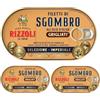 Rizzoli Filetti di Sgombro Selezione Imperiale Grigliati in Olio d'oliva in Latta 160g - Confezione da 3