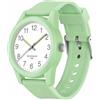 SOCICO Orologio da bambino apprendimento educativo per ragazza ragazzo, 30 m/3 ATM impermeabile Time Teacher Analogico Orologi da polso per ragazzo