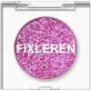 Fixleren - Palette di ombretti con glitter, effetto illuminante, camaleonte, cangiante, metallico, olografico, multicromatico, a lunga durata, trucco per palcoscenico e feste, rosa-5