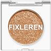 Fixleren - Palette di ombretti con glitter, effetto illuminante, camaleonte, cangiante, metallico, olografico, multicromatico, a lunga durata, trucco per palcoscenico e feste, oro-14