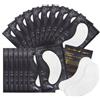 GLAMLASH 100 Paia Patch Occhi per Extension Ciglia Gel Patches per Lash Tech(100 Paia,NERO)
