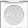 Fixleren - Palette di ombretti con glitter, effetto illuminante, camaleonte, cangiante, metallico, olografico, multicromatico, a lunga durata, trucco per palcoscenico e feste, argento-1