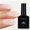 TOMICCA - Smalto gel UV per unghie colore bianco latte, 15 ml, smalto per unghie per lampada UV o LED, per manicure