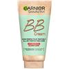 Garnier BB Cream Anti-età SkinActive, Tonalità Chiara, Crema Idratante Colorata SPF 25, Ammorbidisce le Linee sottili e Rassoda la Pelle, con Acido Ialuronico, Aloe e Pigmenti Minerali, 50 ml