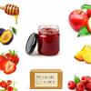 URMONA 6 Barattoli per Marmellata 120 ml, Vasetti Vetro con Tappo a Vite