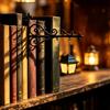 CHENBOOW Lampadario per Libreria,Lampada da Libreria per Biblioteca | Illuminazione Decorativa per Scaffale,Stile Lanterna Vintage,Mini Fermalibri Decorativo,per Scaffale Libri,Angolo Lettura
