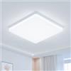 EASY EAGLE Plafoniera LED Soffitto 48W, 6500K 4800LM Lampada Soffitto Ø30CM