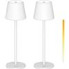 ANTELA Lampada da Tavolo LED Senza Fili Ricaricabile per Interni/Esterni