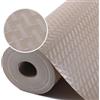 StaHom Tappetino per Cassetti, Tappetini Non-adesivo EVA Plastica Rotolo Carta per Mensola Cassetto Frigorifero Tavolo Mobile Cucina Lavello Ripiani Beige 60x200cm