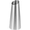 BESPORTBLE **Vaso in acciaio inox, vasi decorativi argentati, vasi in metallo per fiori, 20 cm, design moderno per casa, matrimonio e festa**