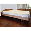 Vetrina del Benessere COPRIMATERASSO IN 100% PURA LANA MERINOS -Letto Singolo, circa cm. 80 x 190- Con Elastici agli Angoli, Interamente Bordato