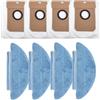 Generic Sacchetti e panni per mocio Lubluelu SL60D SL61 SD80, kit di pezzi di ricambio in tessuto non tessuto con 4 o 10 sacchetti