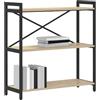 vidaXL Libreria 80 x 30 x 85 cm Legno ingegnerizzato Rovere Sonoma