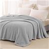 Whale Flotilla Coperta Plaid Pile in Flanella per Divano, 230 x 270 cm