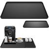 SANLIUBA Base in silicone per caffettiera, 40 x 60 cm, vassoio di strizzatura, 19 x 40 cm, tappetino per lavello, antiscivolo, resistente al calore, 2 in 1 tappetino in silicone per sotto la caffettiera