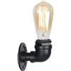 Dc Voltage Lampada da parete vintage tubo dell'acqua Creativo Metallo Steampunk Tubo Retro Lampada Da Parete E27 60 W Max per Camera Da Letto Cucina Cafe Hotel Bar Pub Agriturismo
