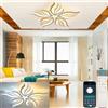Lrenjon Lampadario Camera Da Letto Plafoniera Led Soffitto Dimmerabile 3000LM 3000K-6000K Lampadario Con Telecomando Timer 0.5H Per Il Soggiorno, La Cucina, La Camera Dei Bambini, La Sala Da Pranzo-Bi