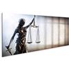 islandburner Quadri moderni Lady giustizia e carcere - Criminal Justice concept Stampa su tela - Quadro x poltrone salotto cucina mobili ufficio casa - fotografica formato XXL DYM