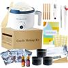 LINGQIAN Kit di fabbricazione di candele di soia con il fonditore della cera