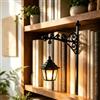 JKKEOXYLIC Bookshelf Lamp,Lampada da Libreria per Biblioteca,Stile Lanterna Vintage Design Classico Aggiunge Un Tocco Misterioso Per Halloween e Atmosfere Autunnali Facile Da Installare Su Scaffali o Tavoli，A