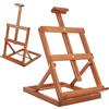 VISWIN Cavalletto da Tavolo in Legno Resistente con Telaio ad H, Supporto per Tele Fino a 58 cm, Cavalletto da Tavolo Regolabile per Artisti in Legno di Faggio per Dipingere su Tela, Adulti