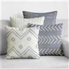 Aomig 4 PZ Lino Federa 45x45 cm Geometria Moderna Cuscini Soffici Divano
