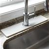 QWORK® Tappetino Rubinetto in Terra Diatomacea 40 x10x1cm, Assorbente Pietra ad Asciugatura Rapida per Lavello Cucina, Bagno e Camper