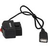 KIXZSAZ Cavo di Alimentazione affidabile per OBD Cam con Pulsante di commutazione e Porta USB Femmina per Alimentazione Continua della Dashcam Cavo di