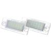 AUTOXBERT 2 x illuminazione targa LED per VW Caddy 3 4 Touran T5 Golf Plus Passat Jetta, 6000K 18SMD Error Free Canbus Lampade luminose bianche brillanti