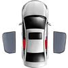 LAXIL Auto Finestrini Laterali Parasole per Mazda CX-30 2020-2022, Auto Antipolvere Magnetica Parabrezza Tendine Visiera UV Privacy Protezione, Auto Parasole Accessori,2 Pcs Rear Doors