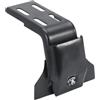 FytStycale Staffa Tetto per Portapacchi con Struttura in Metallo Verniciato Nero Staffa di Supporto Regolabile per Portapacchi Veicolo Fissaggio Affidabile, Da 12 Cm a 16 Cm