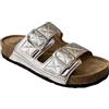 Dr. Scholl's Scholl Ciabatte Estive Donna BORA 2 STRAPS Colore Argento Size 40
