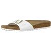 Birkenstock 1005310 Madrid patent white, Birko Flor Patent PIANELLE Donna, White EU 41